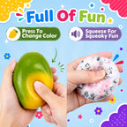 8Pcs Squishies Toys Kit with Gift Box,Slow-Rebound Sensory Fidget Toys,Soft Squeeze Stress Relief Toy Gifts for Adults (Random Color)
