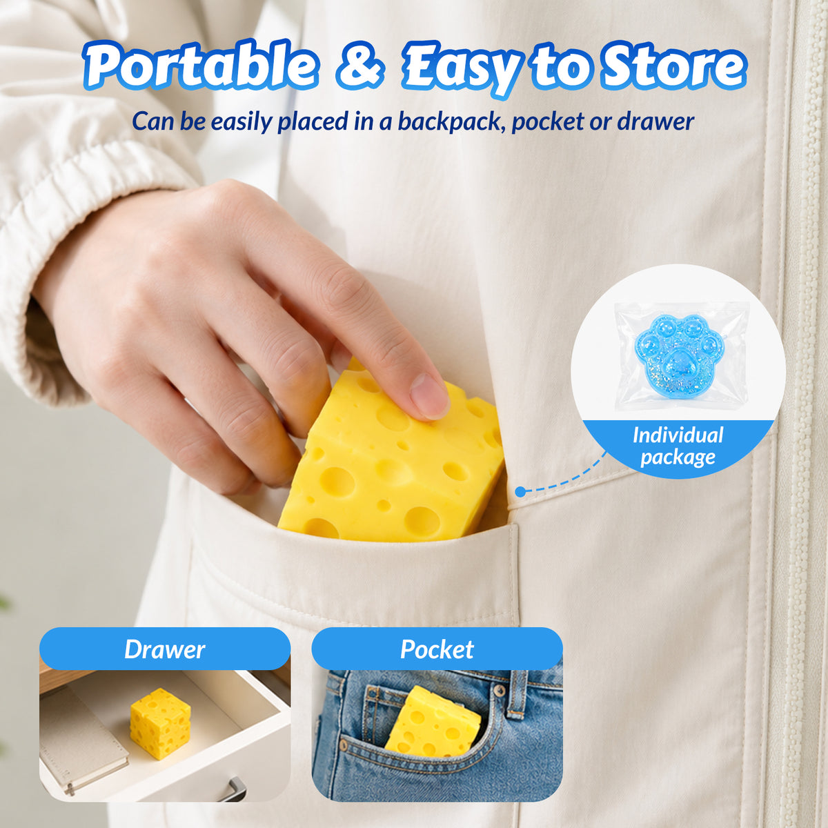 5Pcs Squishies Toys Kit with Gift Box, Cute Squishies and Squeeze Fidget Toys, Soft Durable Sensory Stretchy Toy, Anxiety Stress Relief Toy for Adults, Party Favors Birthday Gifts (Random Color)
