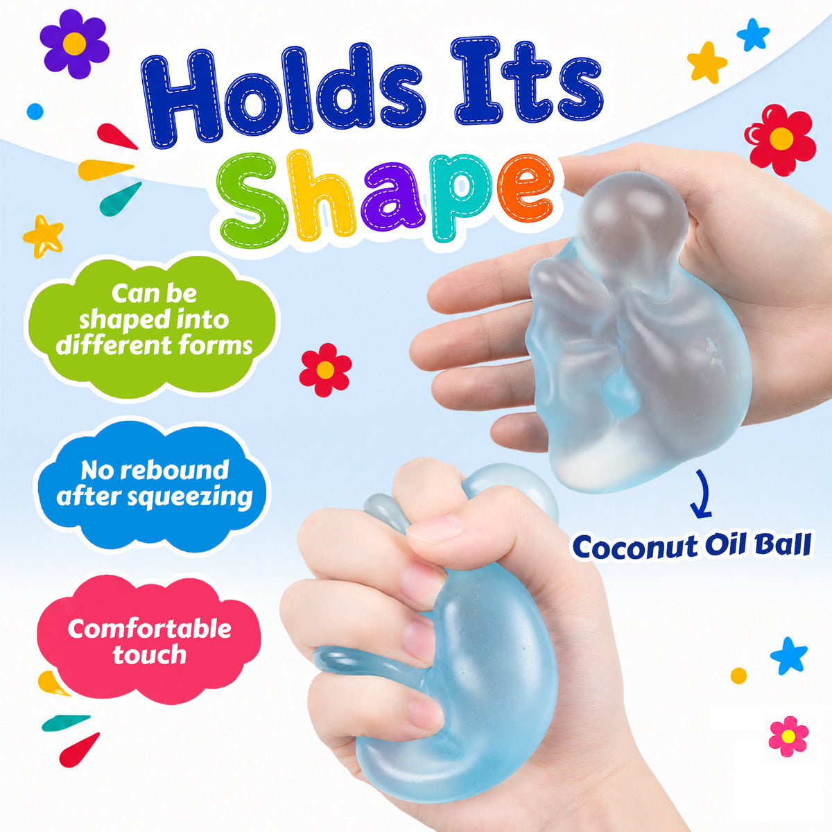 8Pcs Squishies Toys Kit with Gift Box,Slow-Rebound Sensory Fidget Toys,Soft Squeeze Stress Relief Toy Gifts for Adults (Random Color)
